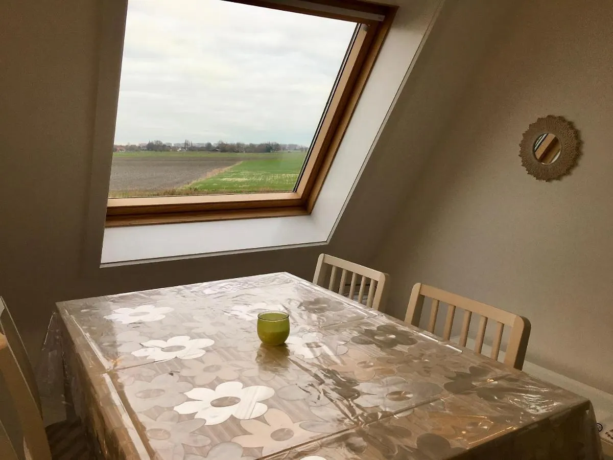 App voor 4 pers. met terras en zicht op de polders Appartement Nieuwpoort